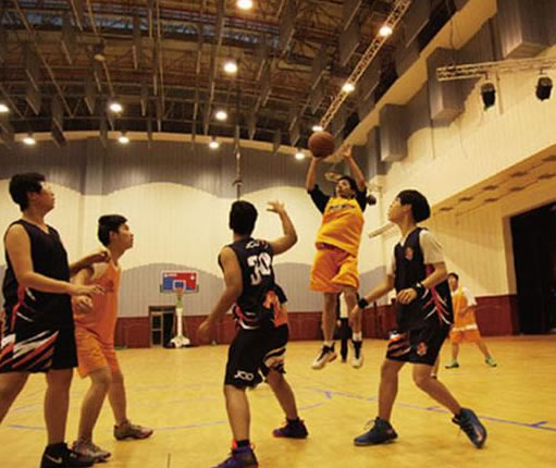 北京丰台区方庄体育公园中小学生篮球