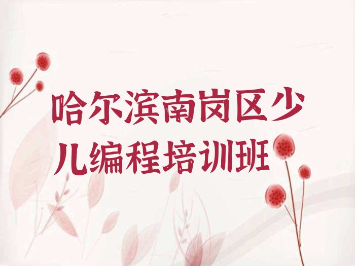 哈尔滨南岗区少儿编程培训班