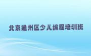 北京哪里有孩子编程培训机构十大排名一览排行榜