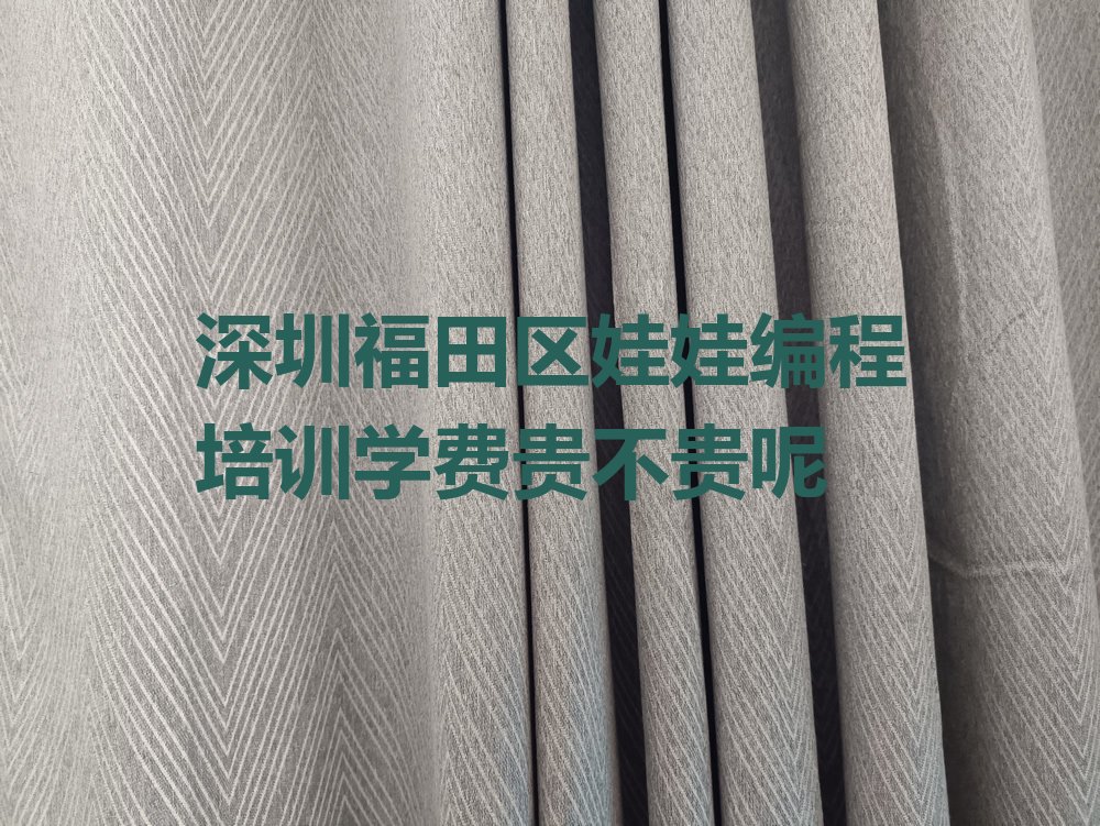 深圳福田区少儿编程培训班