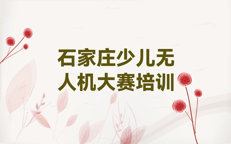 石家庄藁城区少儿编程培训班