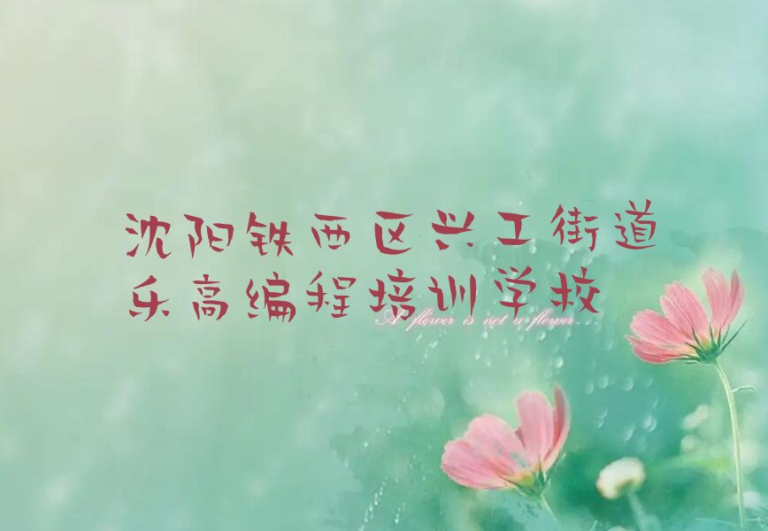 沈阳铁西区兴工街道乐高编程培训学校