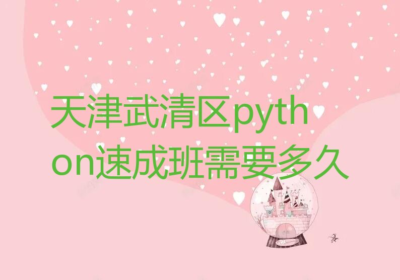 天津武清区河西务镇python培训学校