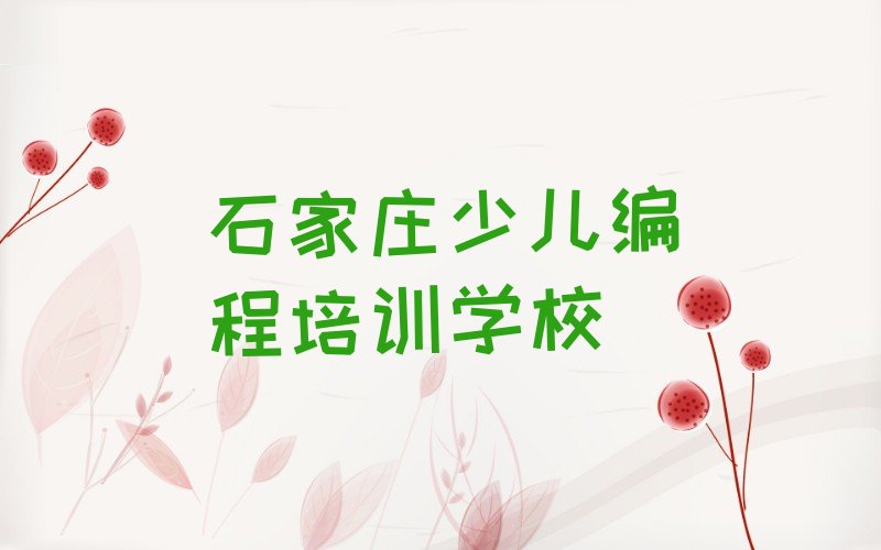 十大2024年石家庄井陉矿区童程童美少儿编程Python培训学校口碑怎么样名单总览公布一览表排行榜