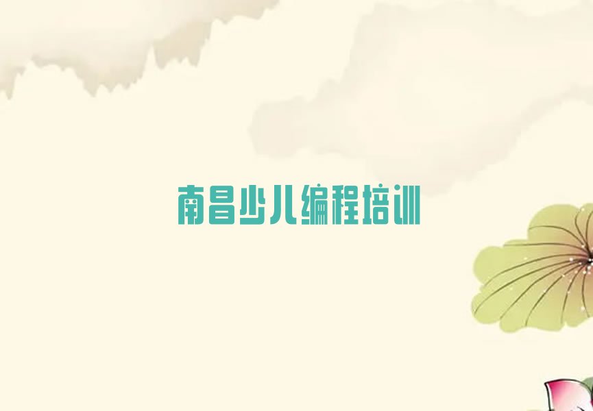 南昌东湖区少儿编程培训中心