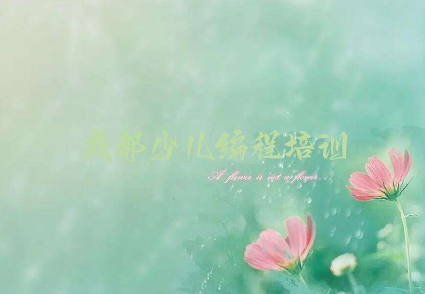 成都武侯区智能机器人编程培训学校