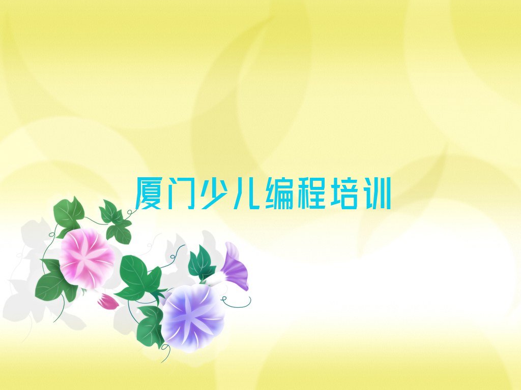 厦门思明区少儿编程c++培训学校