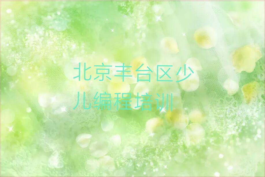 十大北京丰台区娃娃编程培训去哪个学校好名单排行榜新排名一览排行榜