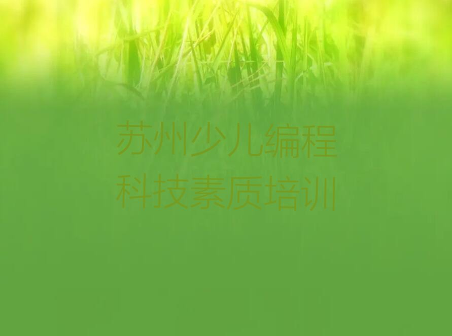 少儿编程科技素质