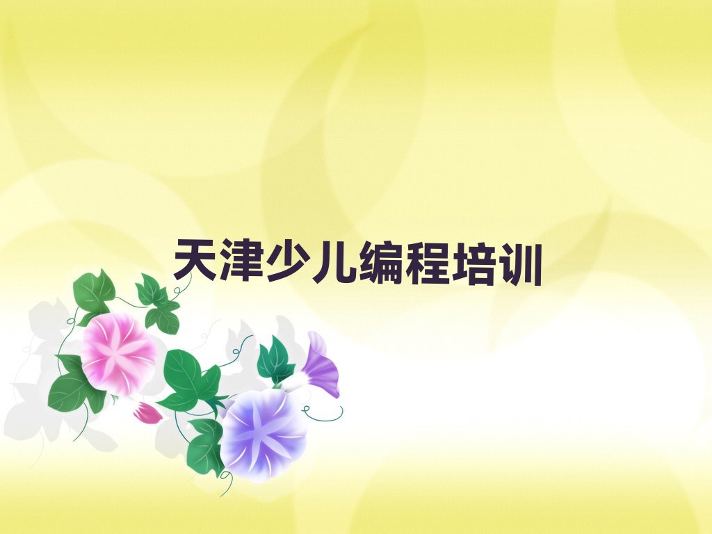 天津南开区长虹街道少儿编程培训学校