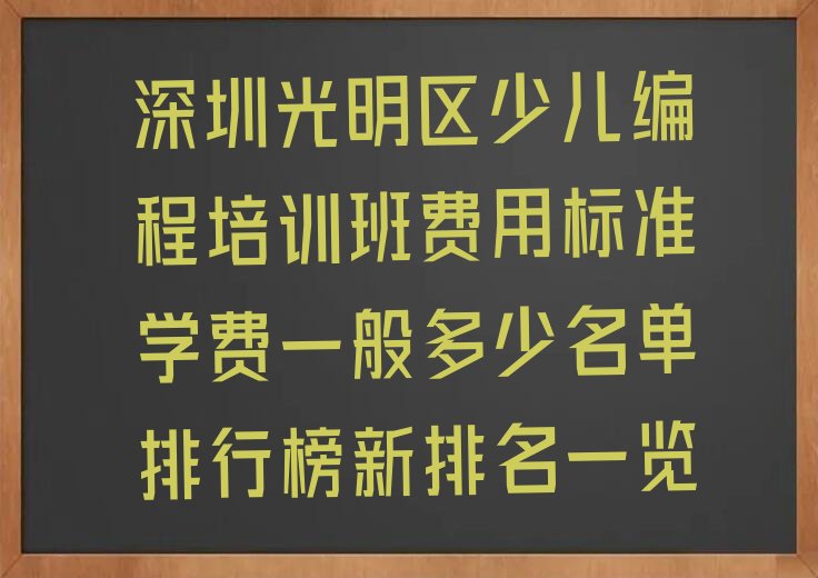 深圳少儿编程培训学校