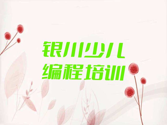 十大银川小孩编程教学榜单一览推荐排行榜排行榜