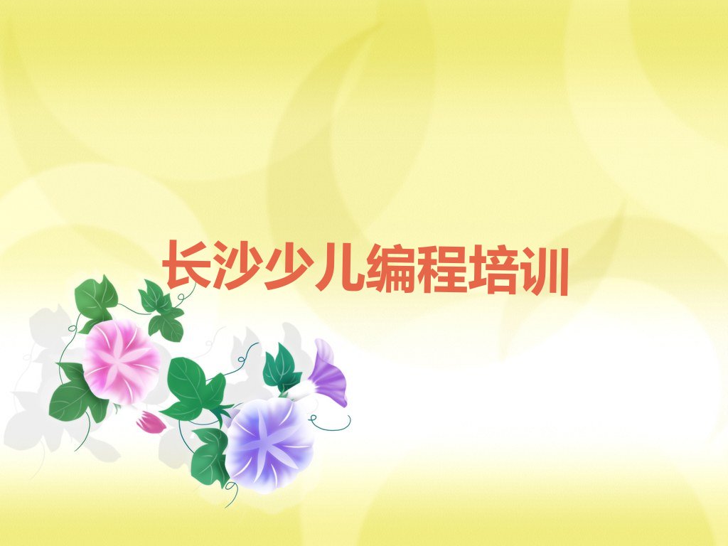 长沙岳麓区少儿编程培训班