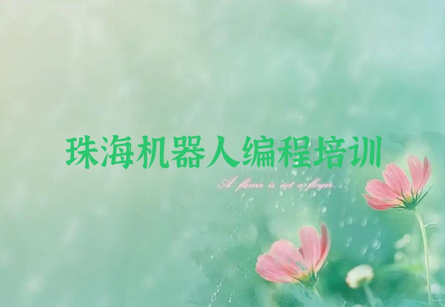 珠海少儿编程培训班