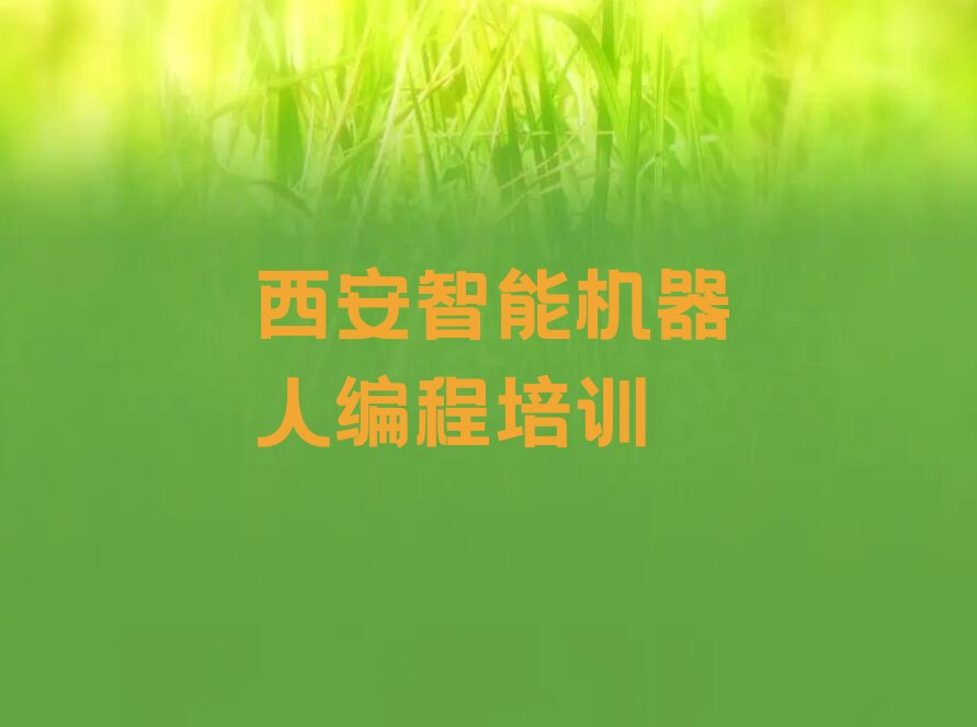 十大西安雁塔区智能机器人编程哪里找智能机器人编程培训班比较好排行榜