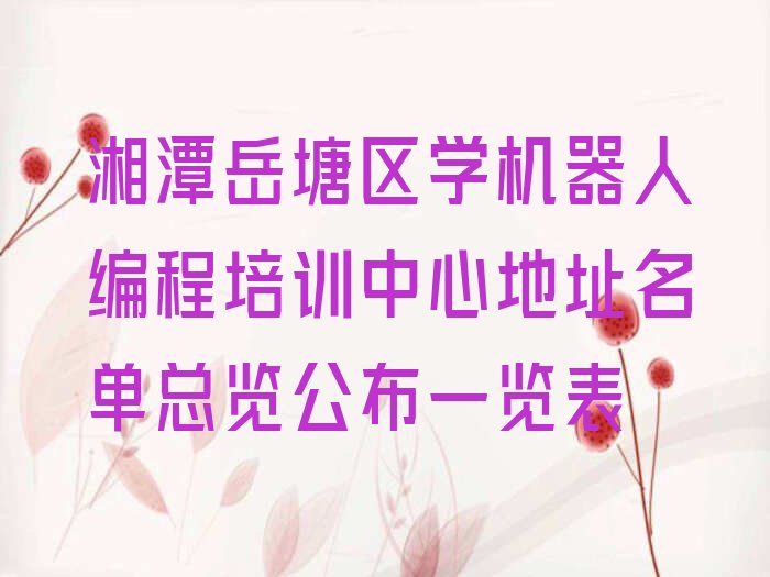 机器人编程