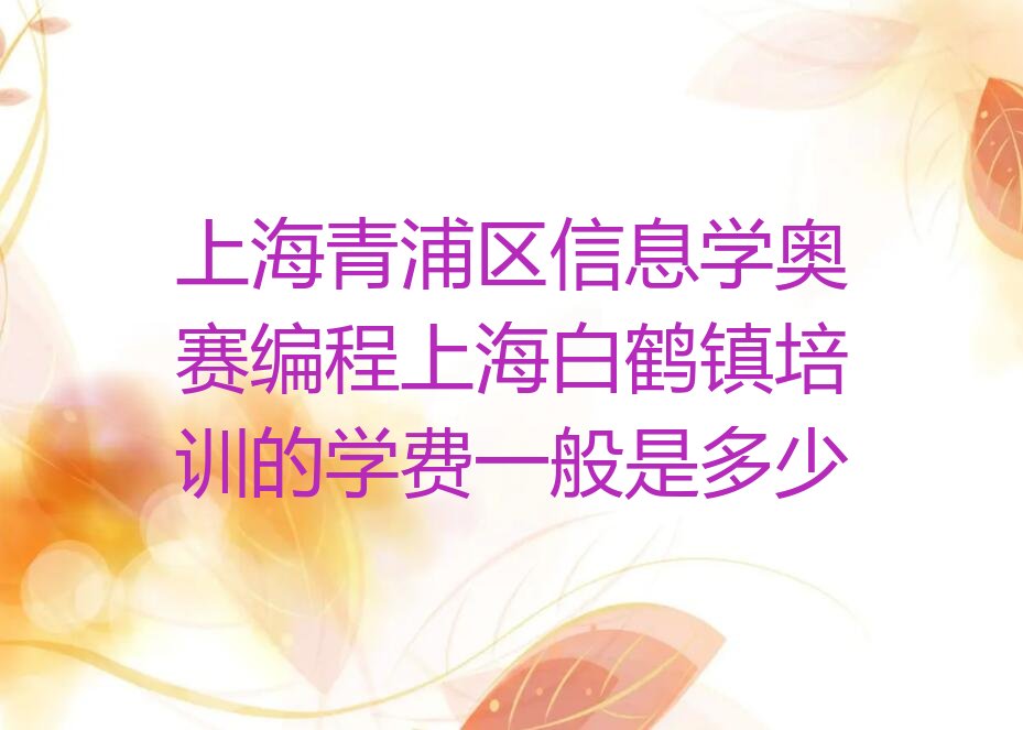 上海青浦区少儿编程培训学校