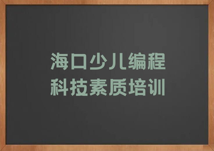 海口琼山区少儿编程培训