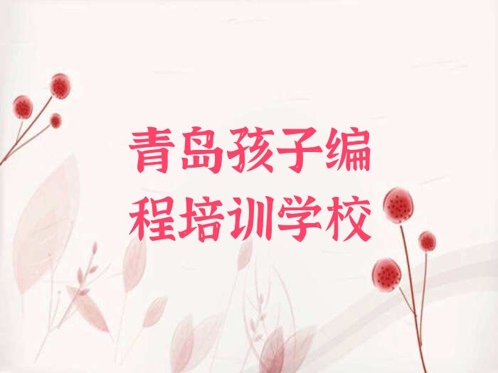 青岛孩子编程培训学校