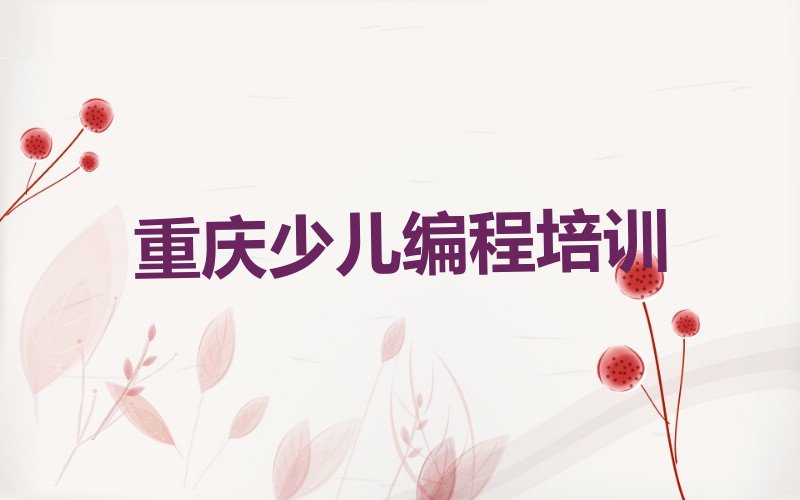 重庆沙坪坝区信息学奥赛编程培训学校