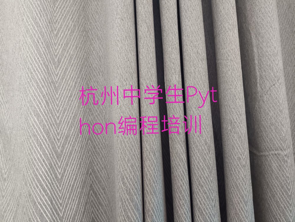 杭州滨江区少儿编程培训