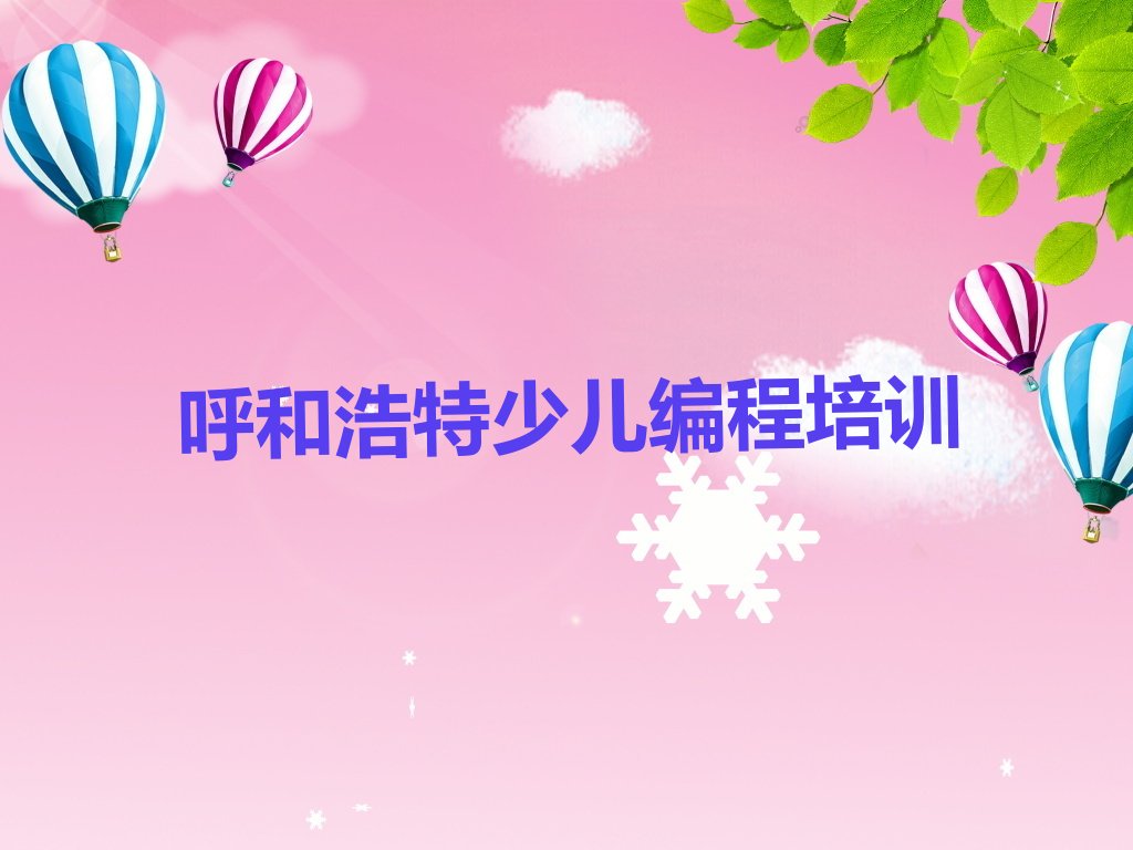 十大呼和浩特赛罕区信息学奥赛编程培训班优惠券排行榜