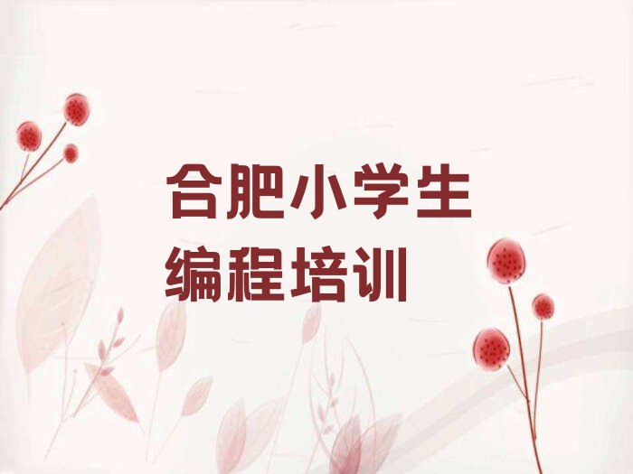 十大2024年合肥童程童美学小学生编程到哪里好名单精选一览排行榜排行榜
