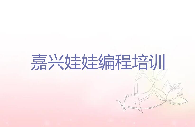 十大嘉兴秀洲区市娃娃编程机构十强排行榜
