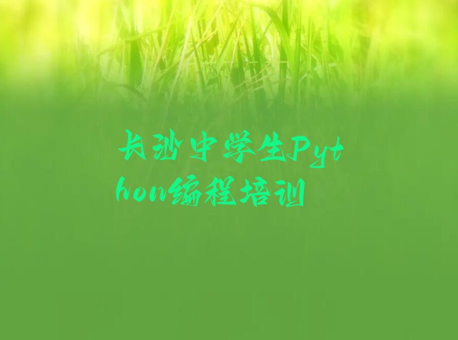 长沙少儿编程培训中心