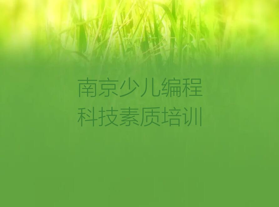十大南京化工园区少儿编程科技素质培训多少钱排行榜