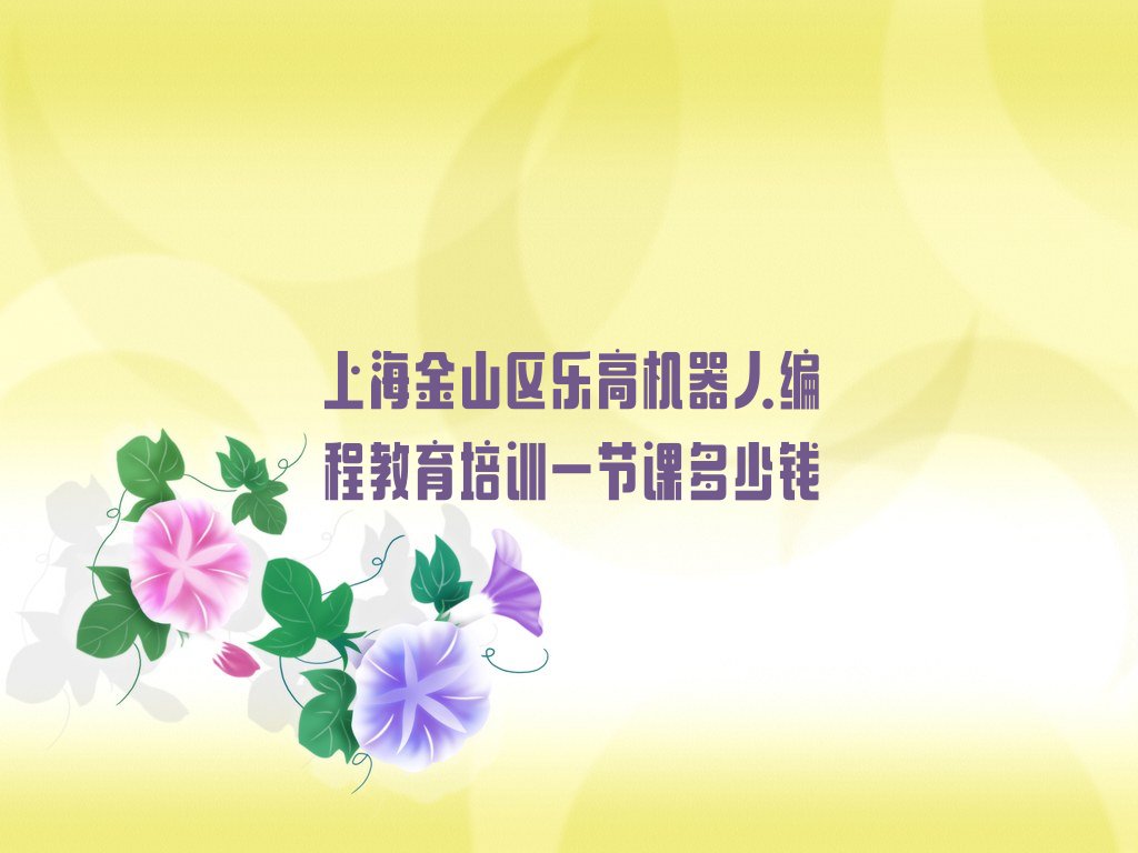十大上海金山区乐高机器人编程教育培训一节课多少钱排行榜