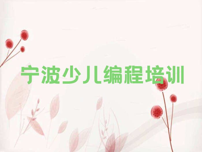 宁波北仑区少儿编程培训中心