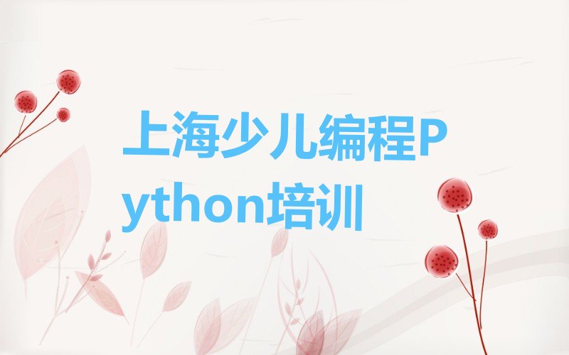 上海少儿编程培训学校