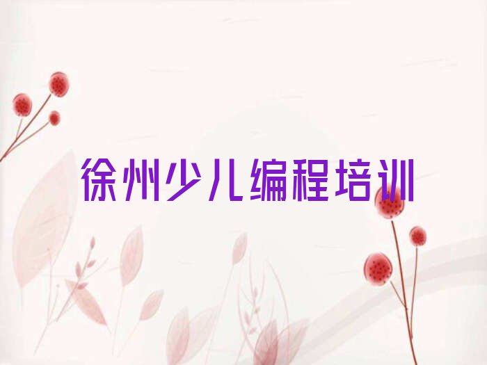 徐州少儿编程培训学校