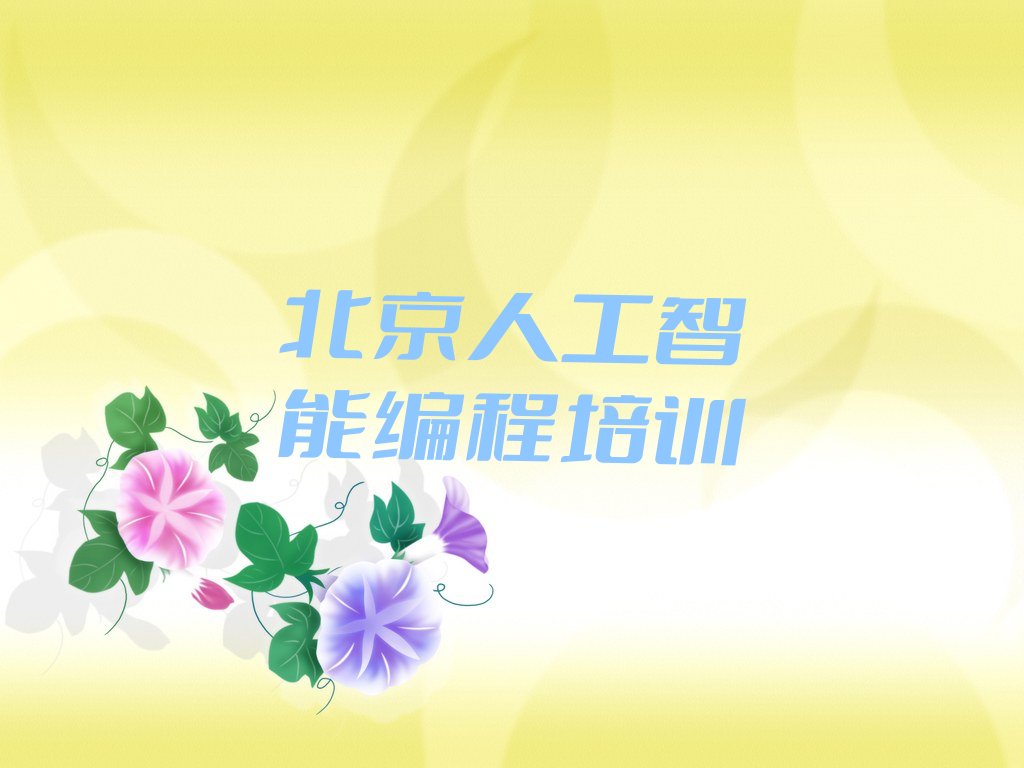北京平谷区熊儿寨乡人工智能编程培训学校