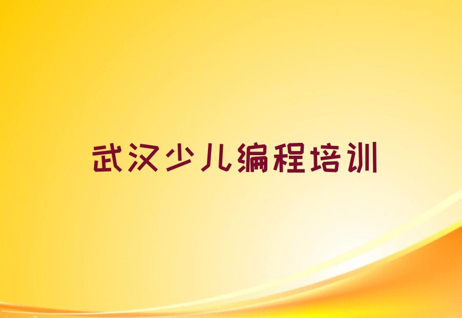 武汉少儿编程培训中心
