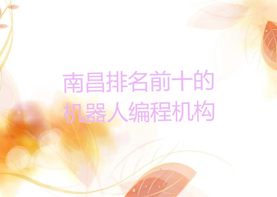 南昌新建区少儿编程培训学校