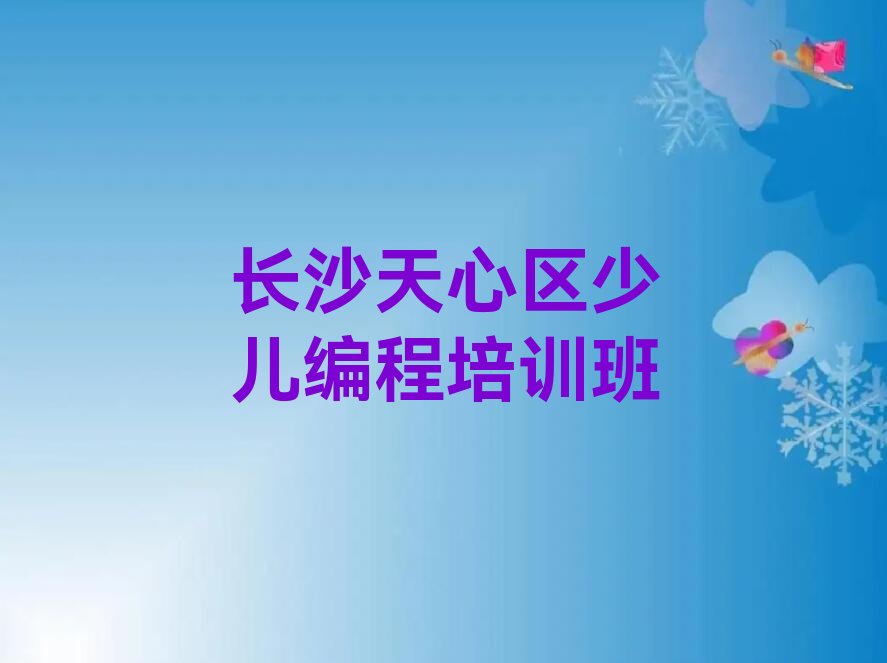 长沙天心区少儿编程培训班