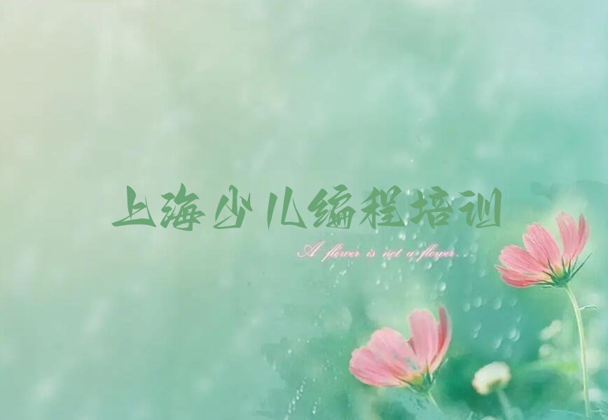 上海少儿编程培训班