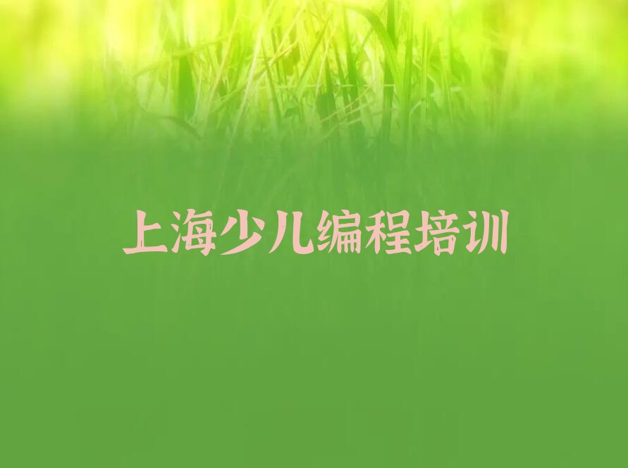 上海少儿编程c++培训学校