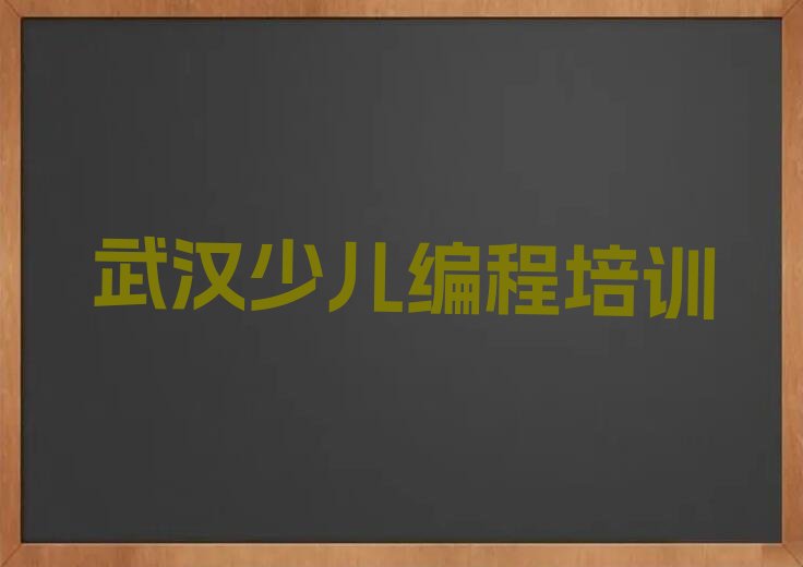 武汉少儿编程培训