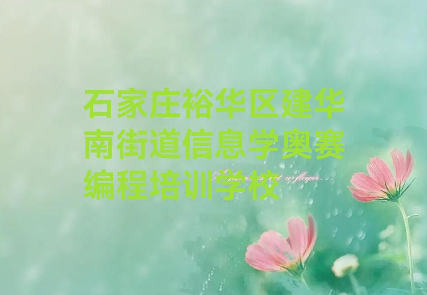 信息学奥赛编程