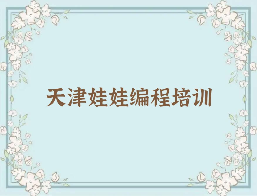 天津东丽区少儿编程培训班