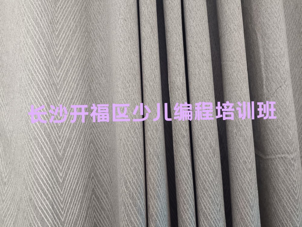 长沙开福区少儿编程培训班