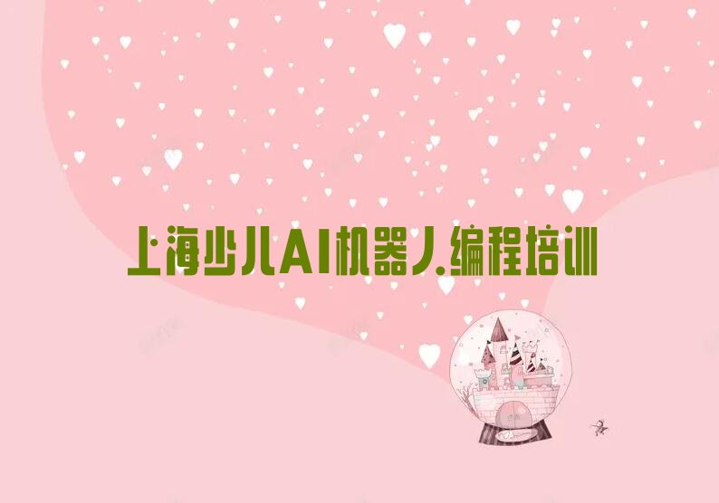 上海黄浦区少儿AI机器人编程培训学校