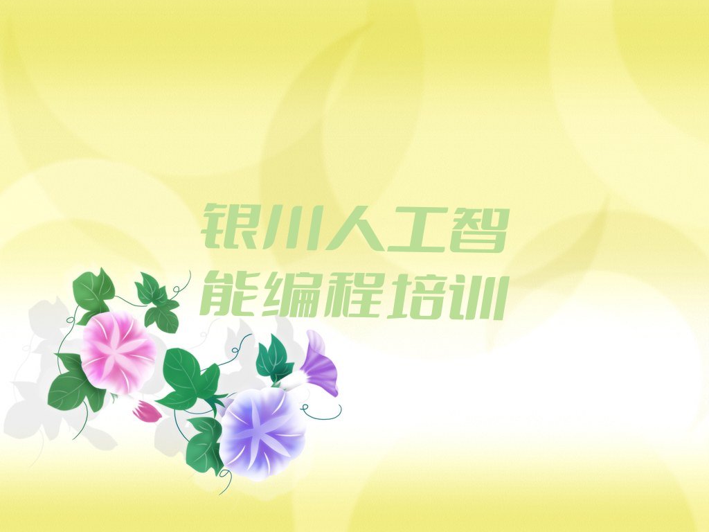 银川兴庆区人工智能编程培训学校