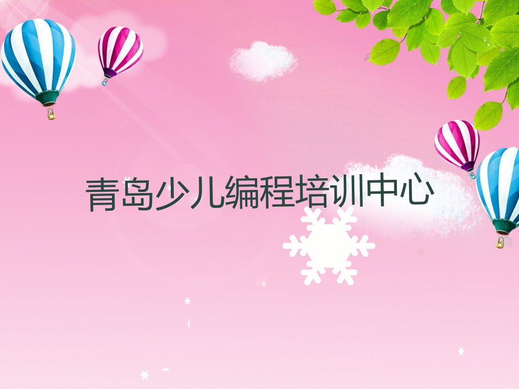 青岛少儿编程培训中心