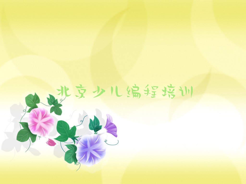 北京东城区景山街道少儿编程培训学校