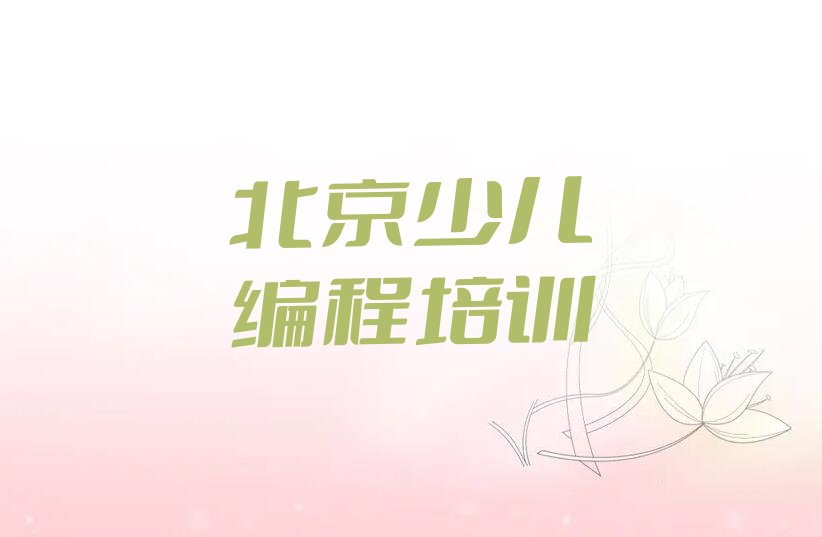北京平谷区刘家店镇少儿AI机器人编程培训学校