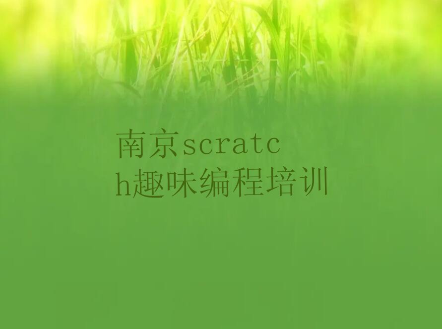 南京少儿编程培训中心